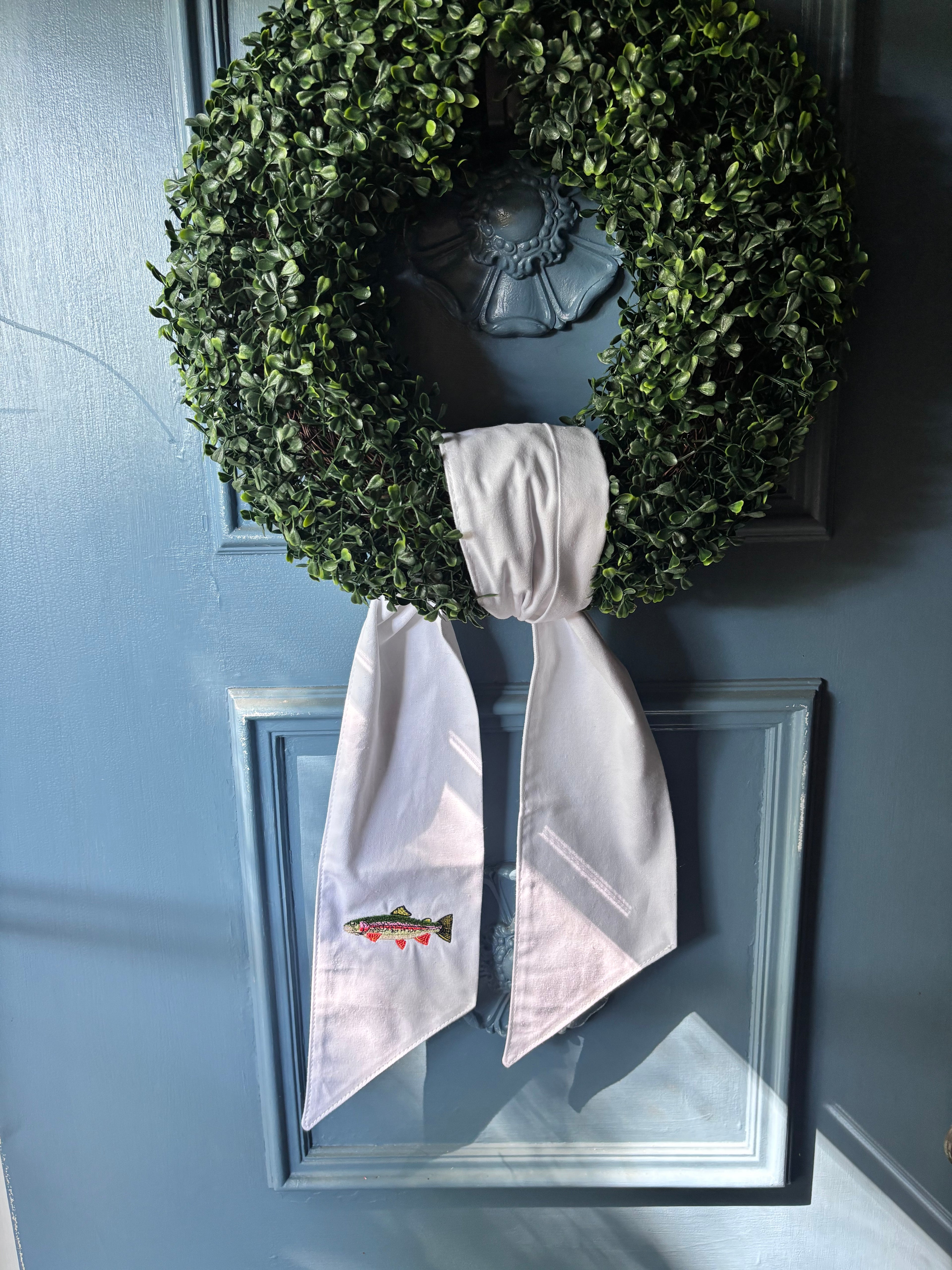 Trout Wreath Sash